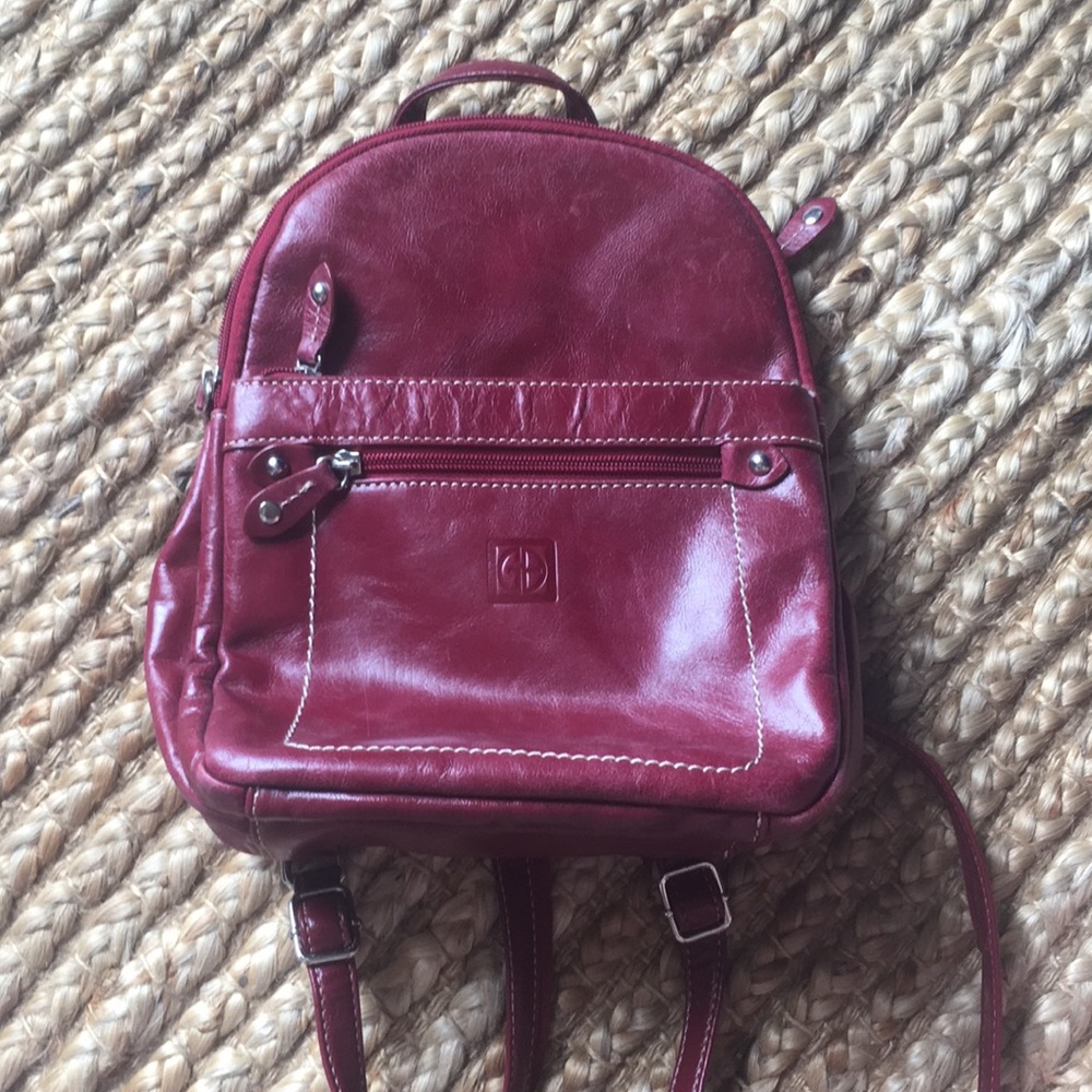 Red backpack